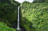 A bela Akaka Falls, perto de Hilo, em Big Island, no Hawaii
